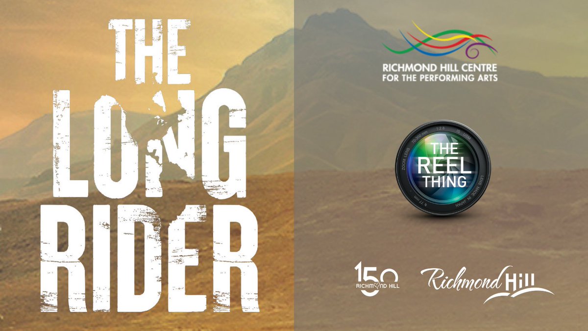 RHCPA's tweet photo. 🏇 The Long Rider - A Reel Thing Special Presentation
Post-screening Q&A will be facilitated by the film's director and Richmond Hill native, Sean Cisterna.
Date: March 27 at 7 p.m.
🎟 Visit https://t.co/AVkVvp8yvi for tickets.
#thelongrider #seancisterna #thereelthing https://t.co/nfj9kEKfLo