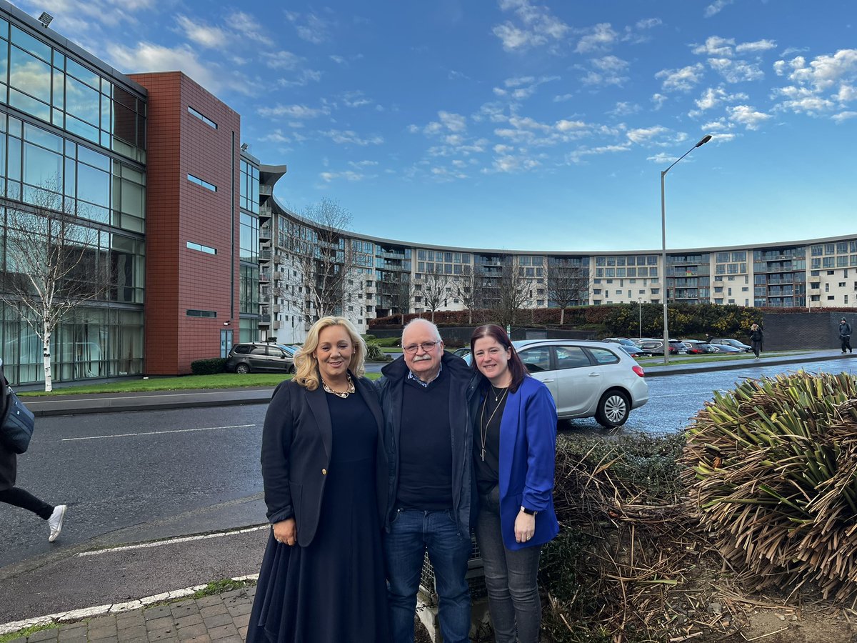 SeeryKearney's tweet photo. Busy day, breakfast meeting with Sam &amp; Odette Doran in Park West re apartment defects, commencement re delays in surrogacy legislation, spoke on Domestic Violence Bill that I’ve cosponsored, raised heritage on OOB &amp; interviewed on RTE, now out to help the leaflet dropping team https://t.co/Ht3FgwpJER
