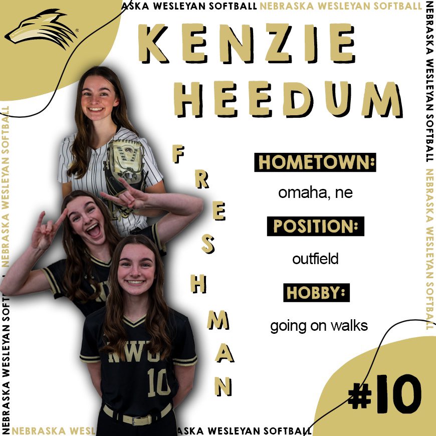 NWU_SOFTBALL's tweet photo. Yip, Yip! Meet our freshmen! 👑 We’re 3 days away from our first game day of the 2023 season! https://t.co/RIy6H2aChE