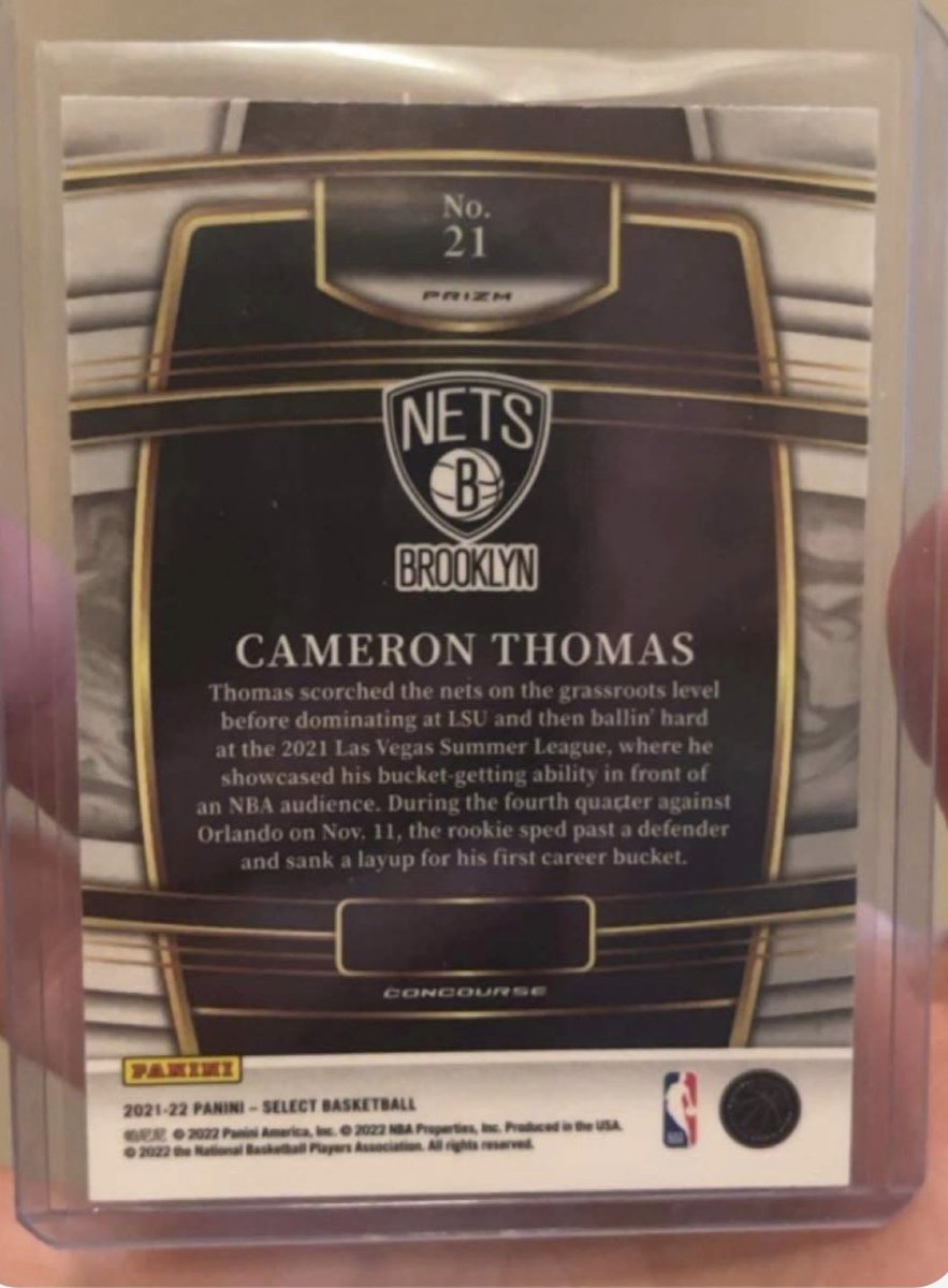 wileycollects's tweet photo. ๐ฅ For Sale - Cam Thomas ๐!!! ๐ฅ
$550
@ILOVECOLLECTIN1 @CardboardEchoes @sports_sell @HobbyRetweet_ @HiveRetweets @HobbyConnector @stokesboyscards #CameronThomas #CamThomas #NetsWorld https://t.co/xKHITg4dWS