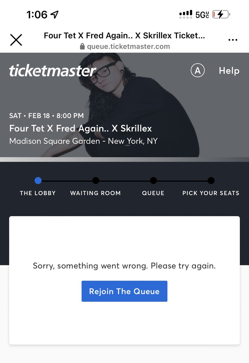 cASHLEYpenny's tweet photo. @fredagainagain1 @Skrillex @FourTet since Ticketmaster decided to break my heart and crash when I was 8th in the queue….. what if I found you a venue for a Thursday or Friday pop up NYC show? 🚀 https://t.co/snte4PtDpY
