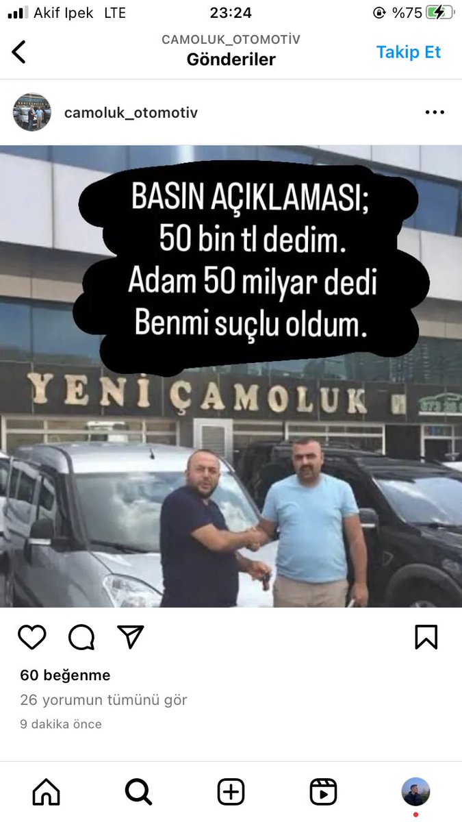 Şu zamanda bile bu post bana kahkaha attırdı hahshshahd 
#camoluk #çamolukotomotiv