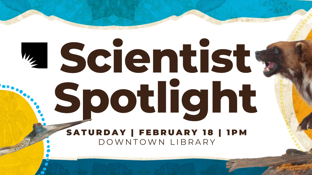 Join AADL for Scientist Spotlight–Saturday (Feb. 18) at 1:00pm at the Downtown Library. Engage in hands-on and interactive activities brought to you by scientists from <a href="/UMMNH/">University of Michigan Museum of Natural History</a>! 

Details: aadl.org/node/609331