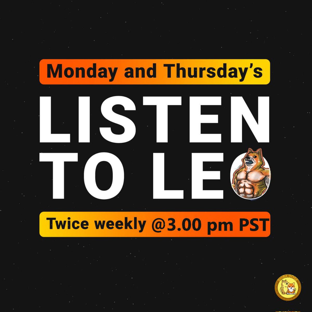🗞️REMINDER: 
 AMA every Mondays and Thursdays
3 PM PST with Leo from the #ShibaDoge Dev Team.

Join #AMA here 🎙
t.me/ShibaDoge_Labs

Missed #SHIBA that sucks, 
Missed #DOGE  that also sucks,
Don't miss #ShibaDoge or you suck.