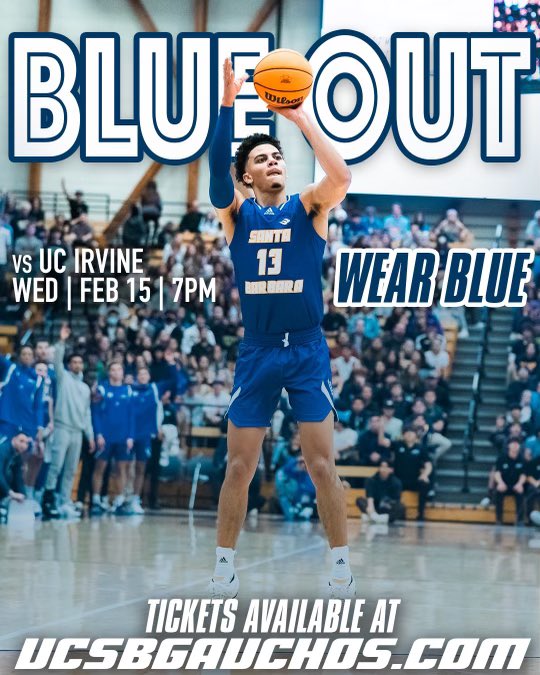 DailyNexSports's tweet photo. The Gauchos will take on the Anteaters in the Thunder dome tonight. This will be a battle of two top Big West squads. https://t.co/5tj8WxJ6hb