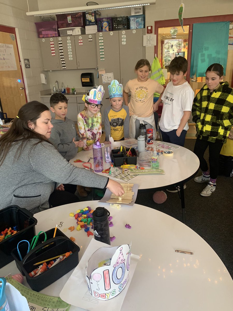 missmacsecond's tweet image. We had so much fun doing a 100’s day bridge building challenge with our buddies. The winning bridge held 68 animals. @Y4HardyFirst