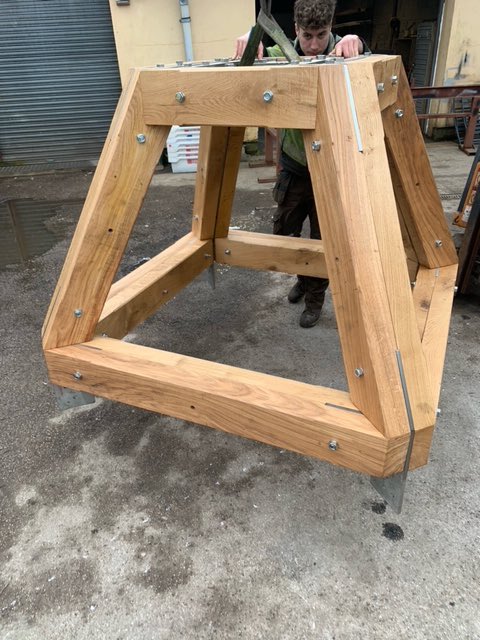 Brixham Time & Tide Bell (@belltidebrixham) on Twitter photo Great news !!
#Brixham #TimeandTideBell structure is now complete so bolts will be drilled into the rock bed #BreakwaterBeach to anchor it & the Bell installation will follow
big thanks to RWS Engineering <a href="/brixhamtc/">Brixham Town Council</a> <a href="/BrixhamMuseum/">Brixham Museum</a> <a href="/brixhamfuture1/">brixhamfuture</a> <a href="/Sprat_BM/">Sprat</a> <a href="/lynniehamish/">Hamish’s Lynne</a> Great news !!
#Brixham #TimeandTideBell structure is now complete so bolts will be drilled into the rock bed #BreakwaterBeach to anchor it & the Bell installation will follow
big thanks to RWS Engineering <a href="/brixhamtc/">Brixham Town Council</a> <a href="/BrixhamMuseum/">Brixham Museum</a> <a href="/brixhamfuture1/">brixhamfuture</a> <a href="/Sprat_BM/">Sprat</a> <a href="/lynniehamish/">Hamish’s Lynne</a>