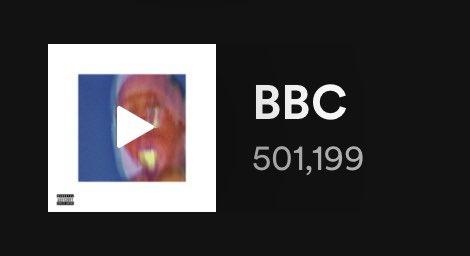 jaboukiecharts's tweet photo. bbc by @jaboukie has hit half a million streams! #streamBBC
https://t.co/eX8q8dPvn1 https://t.co/ASopVRB9ve