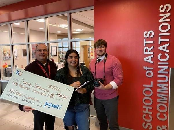 Congratulations to GCHS senior Isabel Zamarripa, editor-in-chief of the Sugar Beet school newspaper. She has been awarded a full-ride scholarship to the KU School of Journalism.