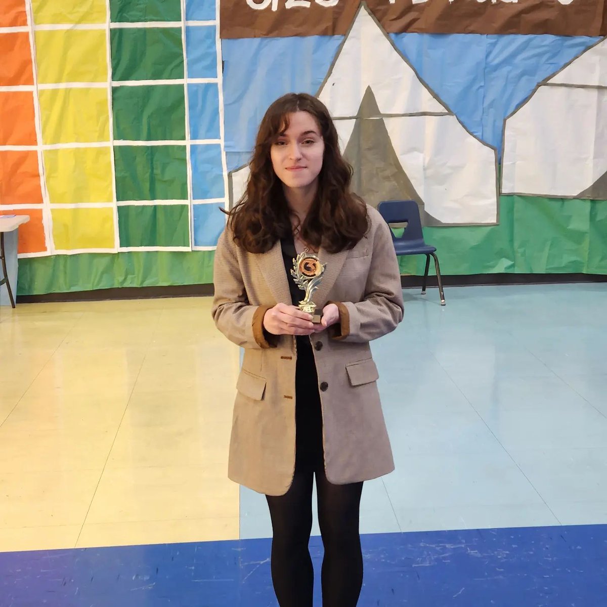 Belated Congrats to Olivia of LVHS Speech and Debate, who placed 3rd in Informative Speaking this past weekend at Desert Oasis. This was the first trophy for the Speech and Debate team in more than six years.