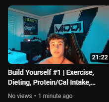 Build Yourself #1 is out now. this is for gamers wanting to START caring for their physical/mental health as its one of the biggest factors towards playing well in tournaments and feeling good overall. link in bio, watch this video if you dmd me for advice. more soon :)
