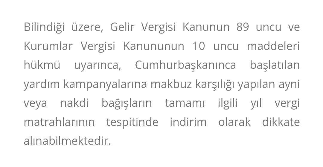 Ercan Kıvrak (@ercankivrak) on Twitter photo Firmalar tarafından yapılan büyük bağışlar vergiden indirim yapılırsa bunun adı şov olur bağış degil. Ama umarız ki bunlar gerçek bağış olur. Lütfen takip edilsin. #babalatv #AhbapDernegi <a href="/haluklevent/">Haluk Levent ( Ahbap Ekibi )</a> <a href="/OguzhanUgur/">Oğuzhan Uğur</a> Firmalar tarafından yapılan büyük bağışlar vergiden indirim yapılırsa bunun adı şov olur bağış degil. Ama umarız ki bunlar gerçek bağış olur. Lütfen takip edilsin. #babalatv #AhbapDernegi <a href="/haluklevent/">Haluk Levent ( Ahbap Ekibi )</a> <a href="/OguzhanUgur/">Oğuzhan Uğur</a>