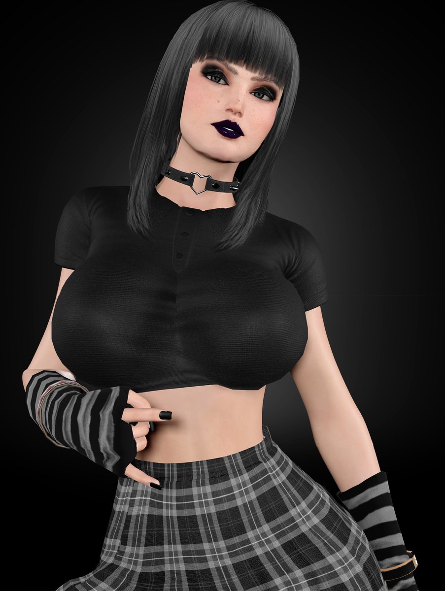 Xalas On Twitter It S A Sin That I Have Yet To Debut This Sexy Goth Babe If You Re Looking