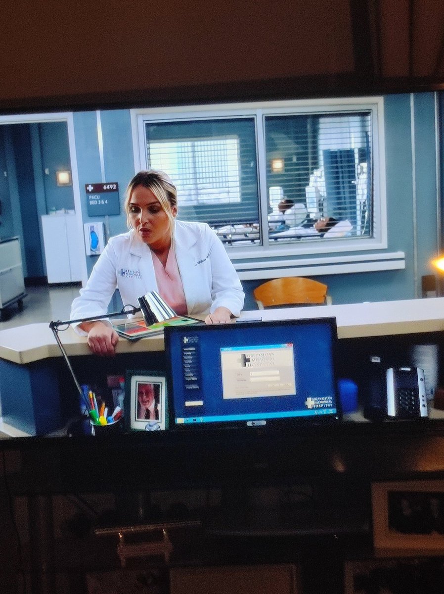 Is it me or is <a href="/capthlr/">Captain Lee</a> in a desk photo on Grey's anatomy 🙈