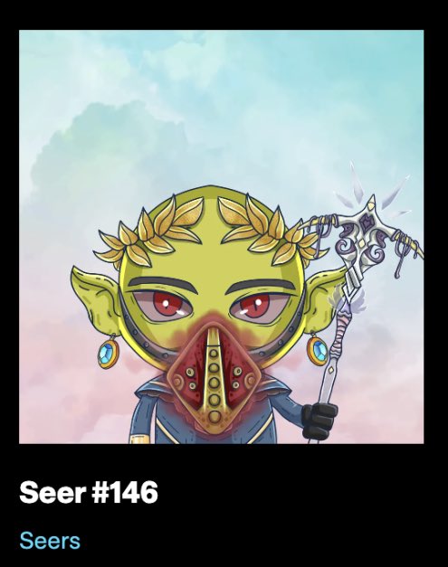 NikkiRupp10's tweet photo. just minted @Seers_NFT
feeling super early their discord is straight up vibes, lots of bluechips onboarded https://t.co/4McGA0Q0E5