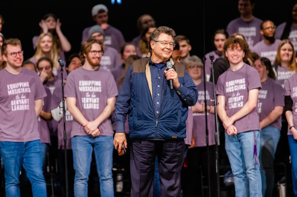 mjcasaints's tweet photo. We loved having @treveccamusic student choir, Testify, and Dr. Vernon Whaley, Associate Provost of Program Development @trevecca lead our all-school chapel in our brand new worship center! Thank you Dr. Whaley for investing in our students about what it means to be a worshiper! https://t.co/u0d1QcLBrU