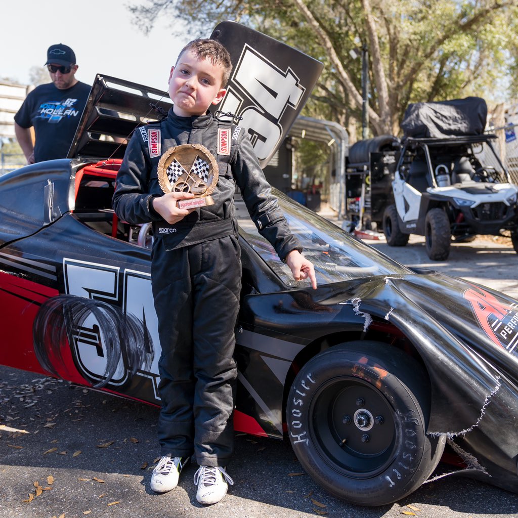 brextonbusch's tweet photo. Day 3️⃣ winner at Citrus County! 🏁 with another wild finish 🫣 https://t.co/BpFeKGWcBa