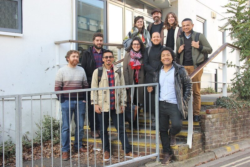 WorldPopProject's tweet photo. Hola Colombia! Today we welcomed Lina Cespedes, Leonardo Oyola and Rafael Posada from the Colombian Stats Office @DANE_Colombia to the University of Southampton - and a busy series of presentations and meetings to discuss our methods and potential partnerships. https://t.co/xBTHKkdzW7