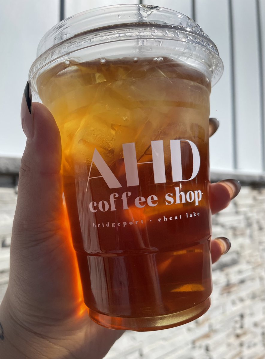 this weather calls for a passion fruit peach iced tea 🌞 stop by and see us!