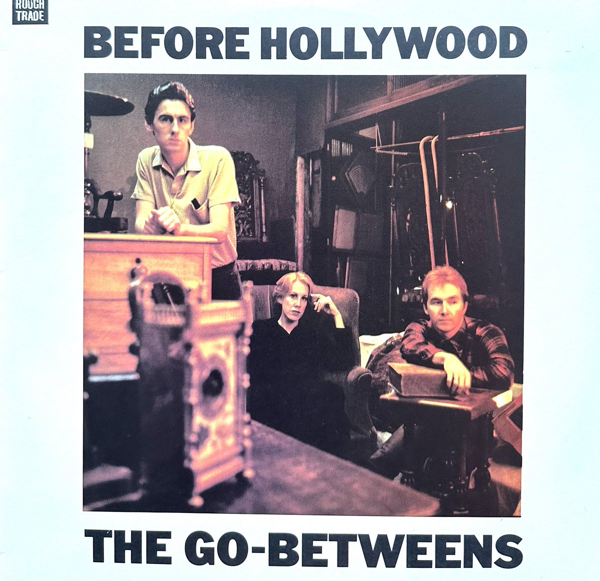 BernardZuel's tweet photo. One of the has-beens, that was your phrase, but what about showbiz? #morningpop #thursdayvinyl #thegobetweens #beforehollywood #grantmclennan #lindymorrison #robertforster https://t.co/QtYvlHG7GY