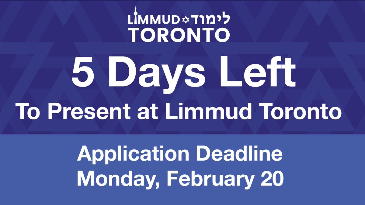 limmudTO tweet media