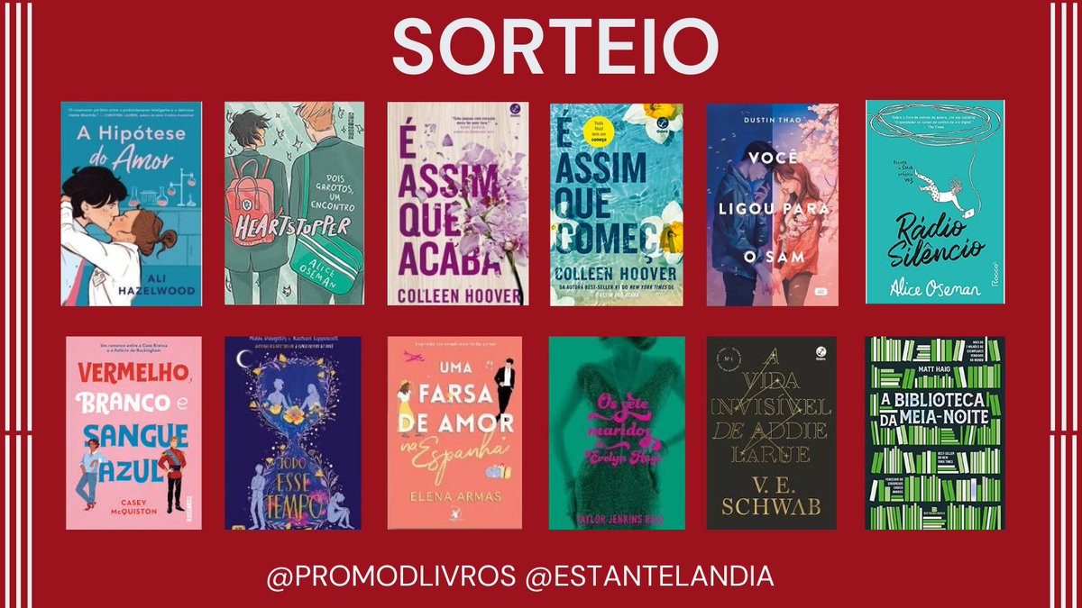 Promo de livros 📚 tweet media