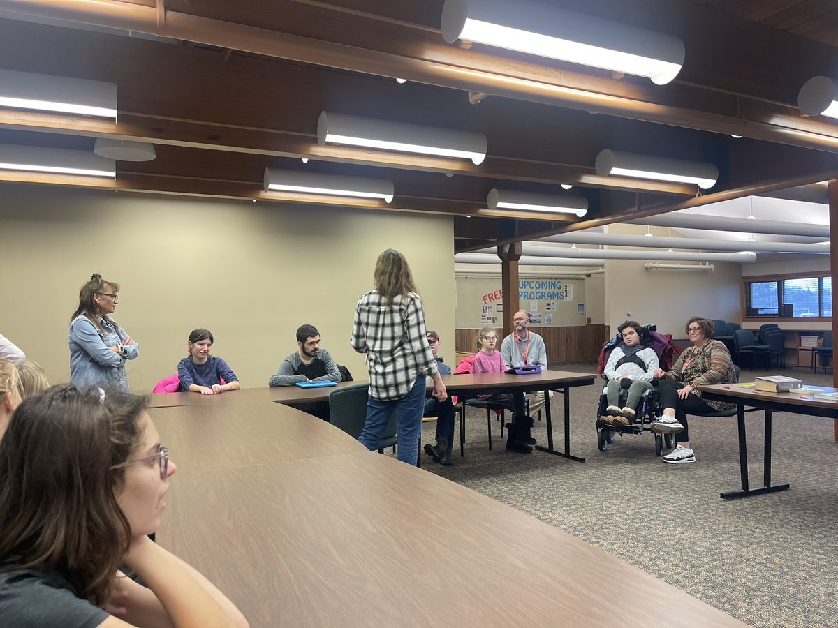 MrsCooperYHS's tweet photo. Today, we took a community trip right accross the street to the Yorkville Public Library. Big THANK YOU to the staff that gave us a tour, and showed us all the fun resources we have access to!📖 https://t.co/1o9m6Rg23t