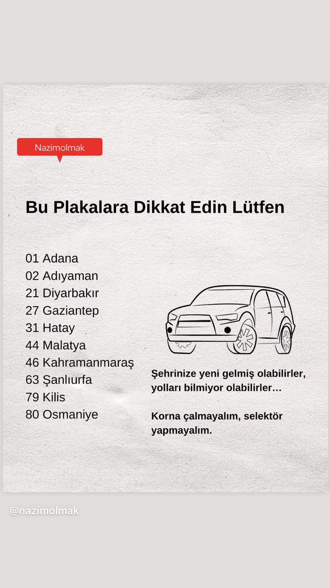 Lütfen dikkat! 23 Elazığ’da eklendi aklınızda olsun.