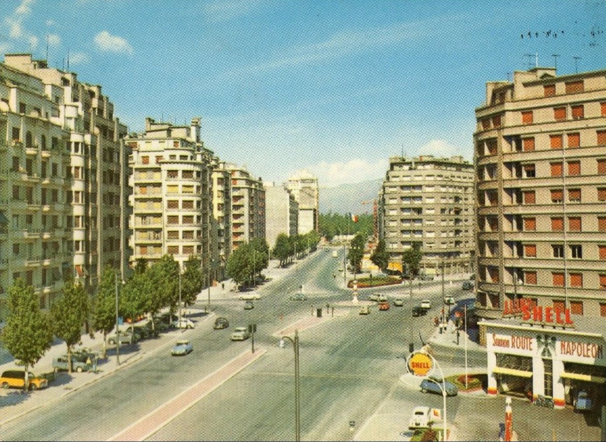 Mémoire2Ville on Twitter "[38] Isère Grenoble Les building place Gustave Rivet, bld Marechal