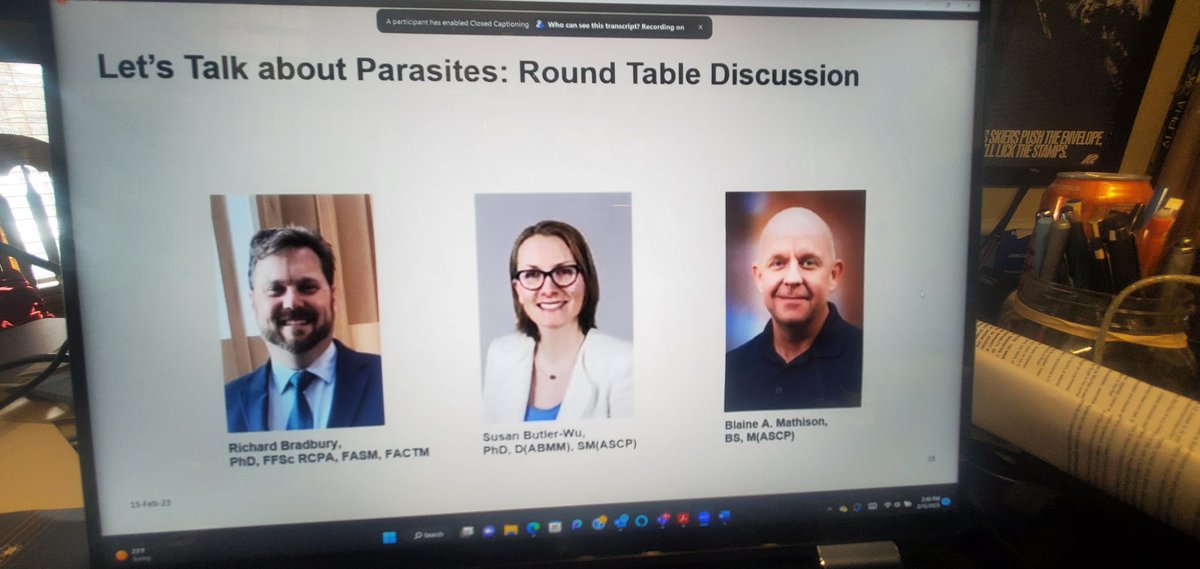 Great Contemporary discussion today on how to navigate address and discuss parasite testing .  Great conversations  @Clin_Chem_AACC <a href="/SBtotheDub/">Susan Butler-Wu, ☮️PhD, D(ABMM)</a>