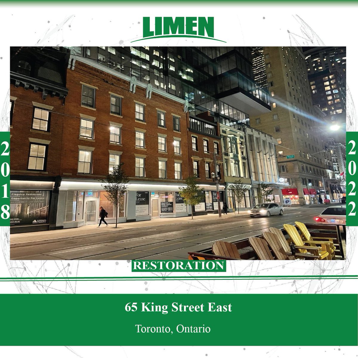 limengroup's tweet photo. 65 King Street East

It was heritage buildings dating back to the 1850s. The project required the heritage façade to be retained over years to accommodate the new 18-storey Google headquarter building. https://t.co/IrIaPEcHhq