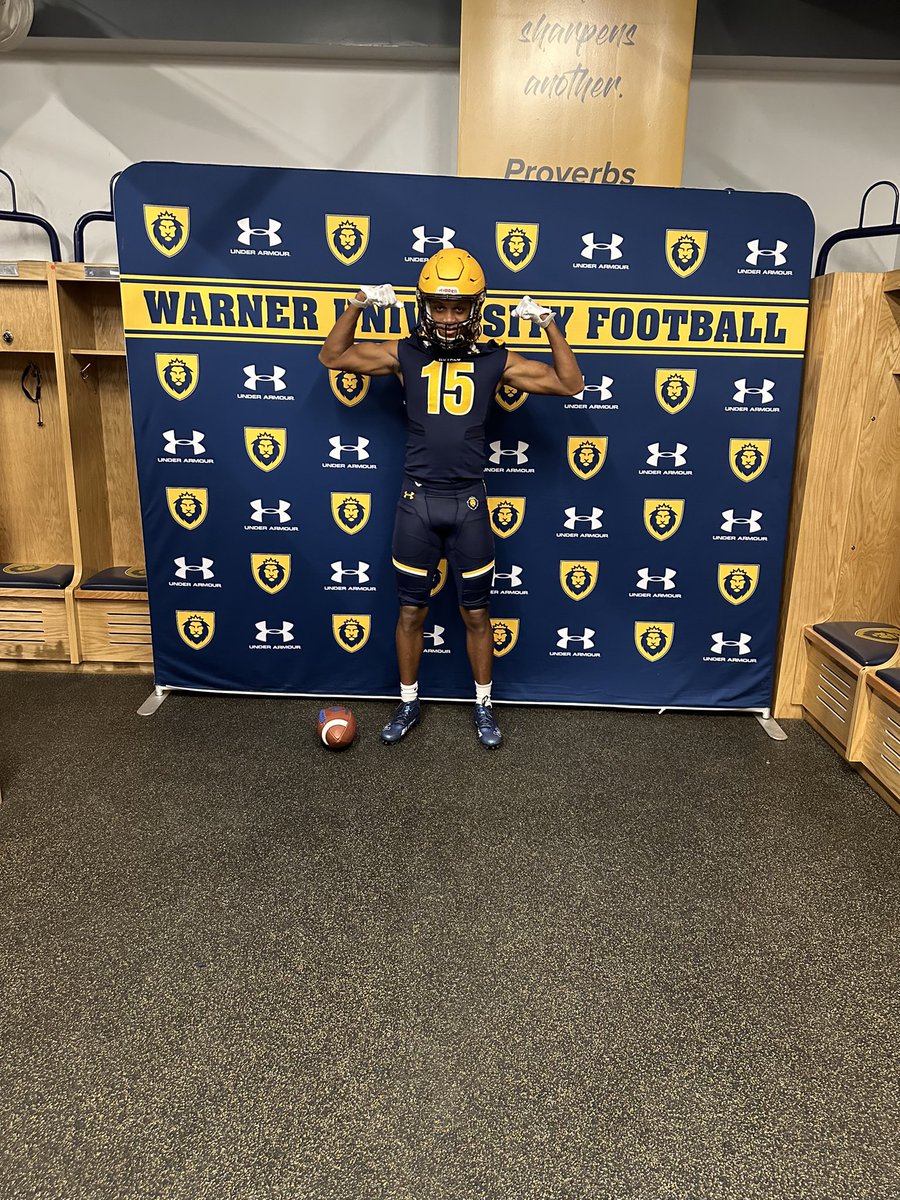 JayvynThomas's tweet photo. After a great conversation and visit with coach @dburks88 I am blessed to receive an offer from @WarnerUFootball https://t.co/nOZi3yx5Eg