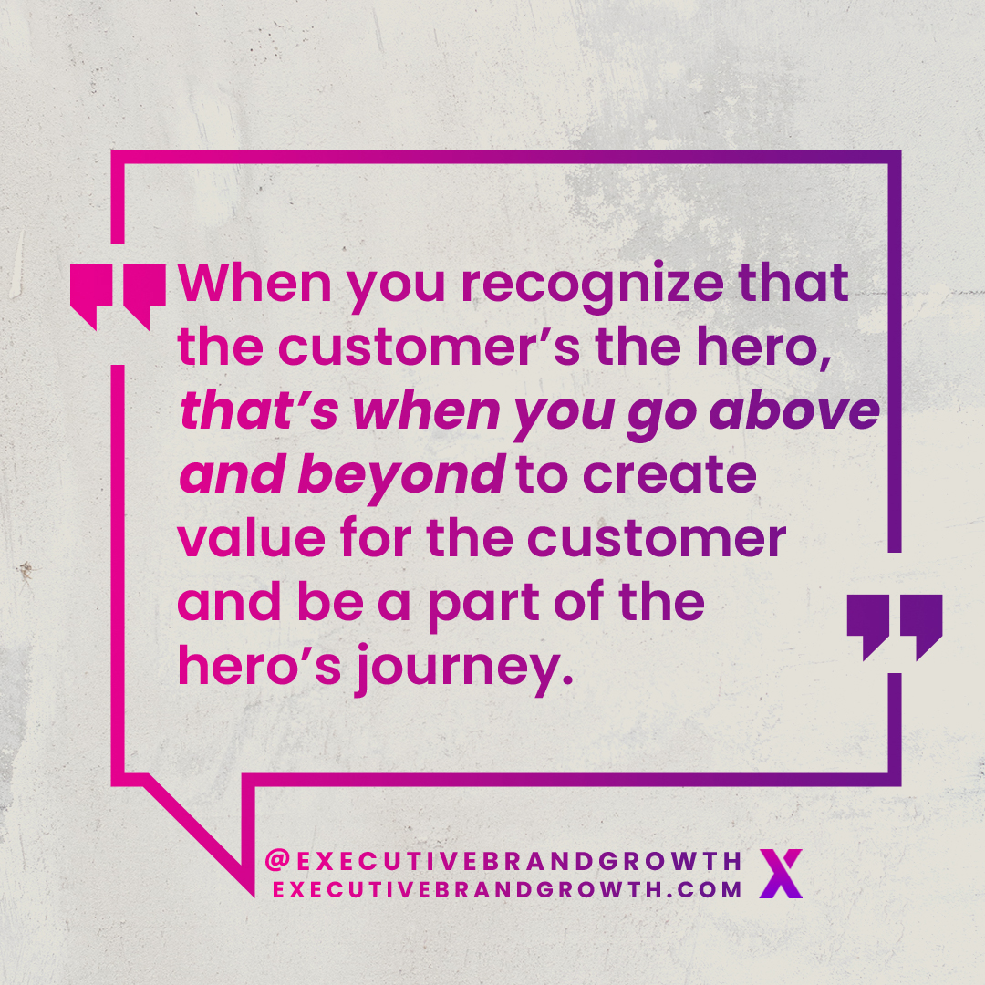 BrandExecutive's tweet photo. By recognizing that the customer is the hero, we strive to go above and beyond, create value and make their journey as easy as possible. #customerjourney #createvalue #customerloyalty https://t.co/QY4aOMGdY1