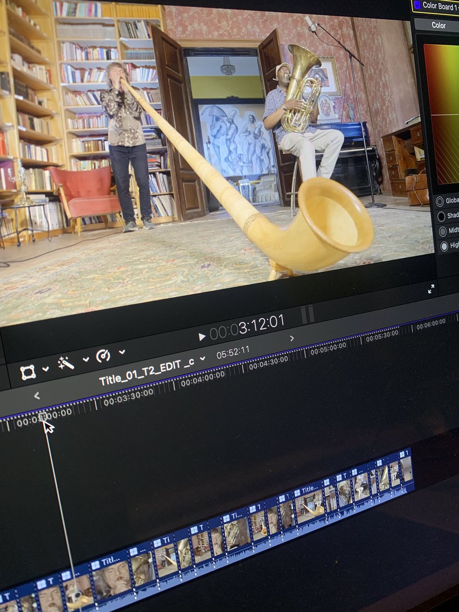 leafriessner's tweet photo. Finish of Castles Made of Sound #04 Arkady Shilkloper &amp; Jon Sass, upcoming soon! Stay tuned! #jazzrelease #jazz #alphorn #horn #tuba #jonsass #arkadyshilkloper #psimusic #musicoutside #jazzmusic #castlesmadeofsound #musivideo https://t.co/FL3vJVlzQx