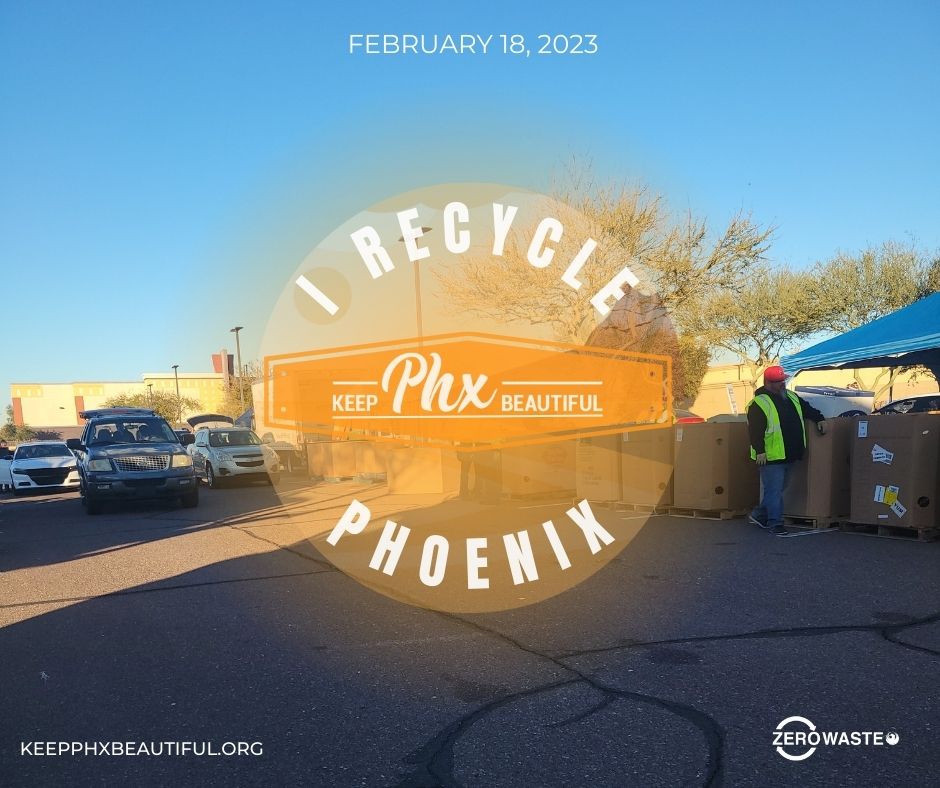 I Recycle Phoenix - Ahwatukee is the perfect opportunity to get rid of unwarted goods! You can donate items such as food, clothes, used electronics, and more. Drop off will be on the west side of Pecos Park from 7am-12pm. Find out what is accepted ♻️: bit.ly/3k09CxU.