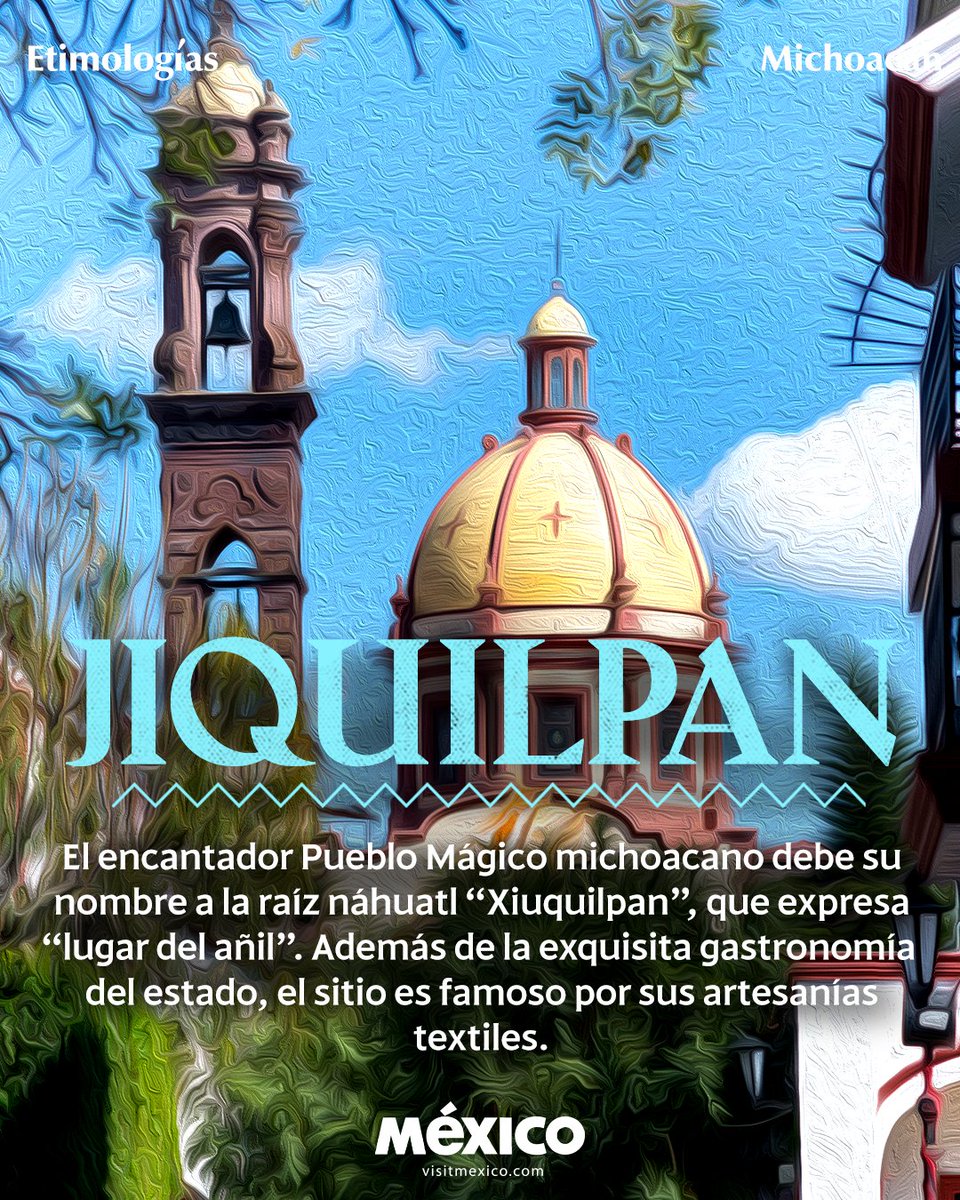 Encantador, lindo y mágico, así es Jiquilpan de Juárez ¿te gustaría visitarlo 💙? #VisitMéxico #Michoacán #PuebloMágico