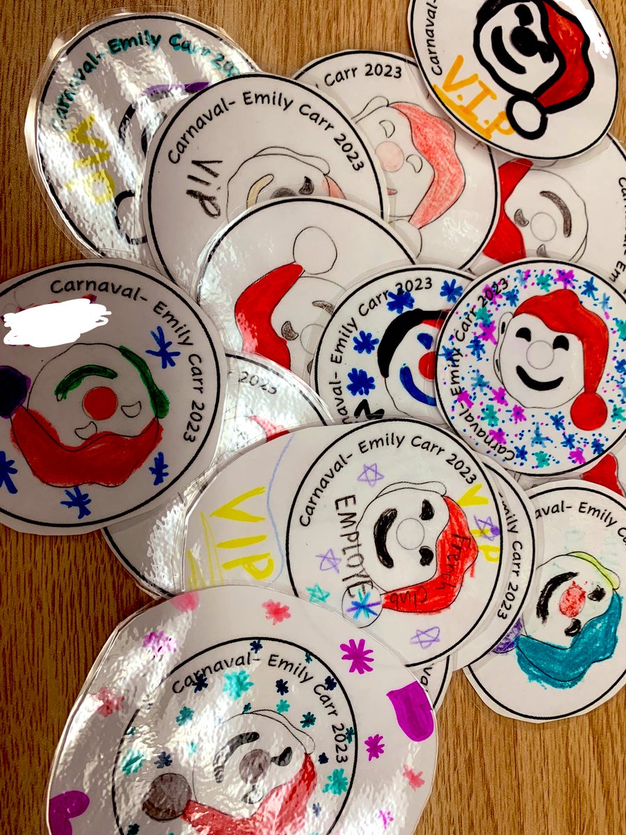 mmehodgki's tweet photo. Our Club Français made special VIP effigies to wear this Friday at Carnaval @EmilyCarrTVDSB. Ss had such a blast making them and learning about their history. They turned out so well! Can’t wait to see them wearing them proudly and building their esprit français! #corefsl https://t.co/wanrmENEvJ