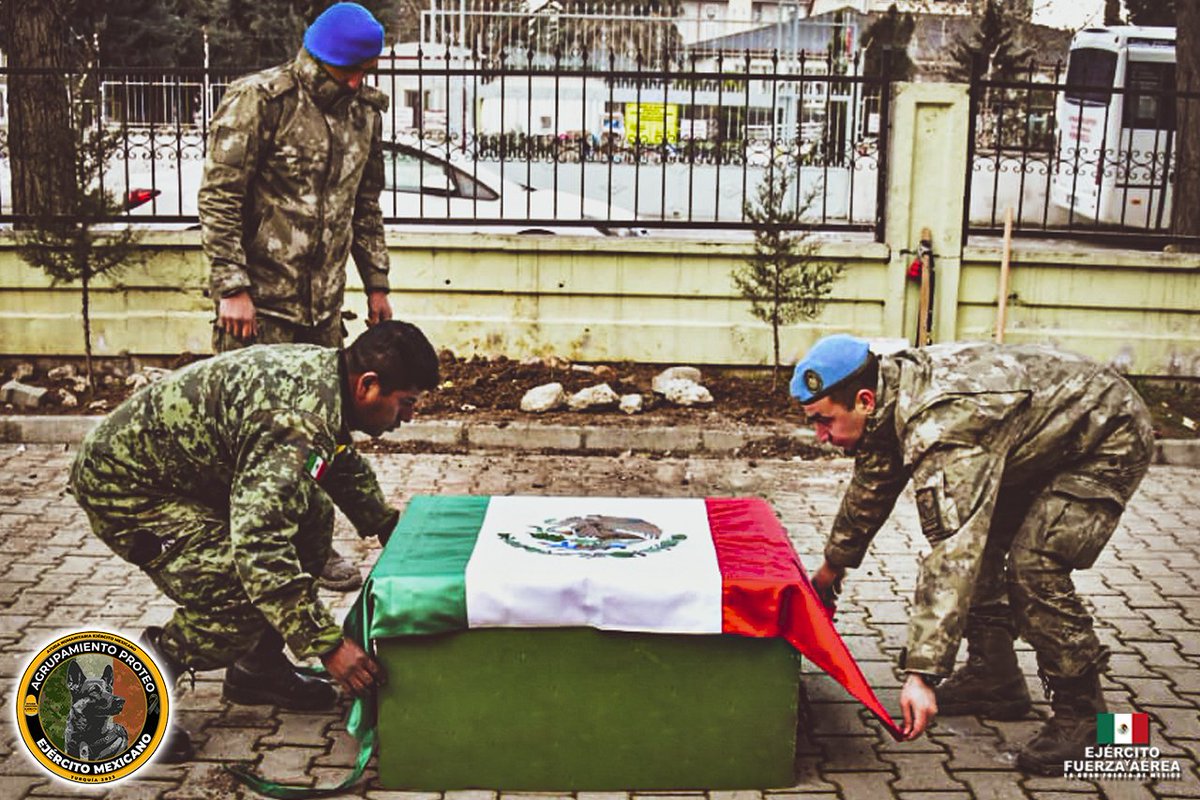 #Proteo te esperamos en casa, porque un soldado al cumplir su misión, regresa a su hogar, a nuestro #MéxicoLindoYQuerido. Tus compañeros del #EjércitoMexicano y #FuerzaAéreaMx estamos orgullosos de ti, nuestro gran #héroe. #UnidosSomosLaGranFuerzaDeMéxico #TürkiyeTekYürek