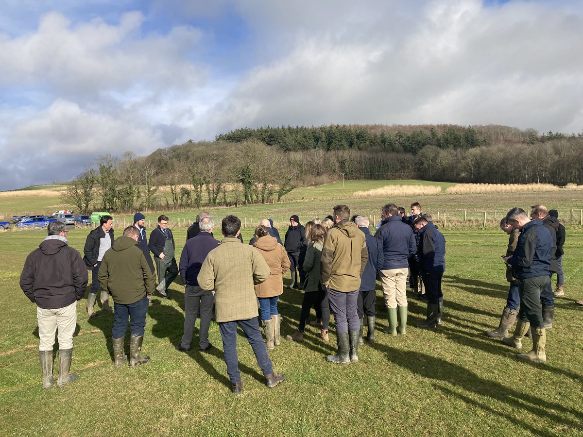 Great grass plot tour at Germinal Horizon Aberystwyth today what beautiful weather.