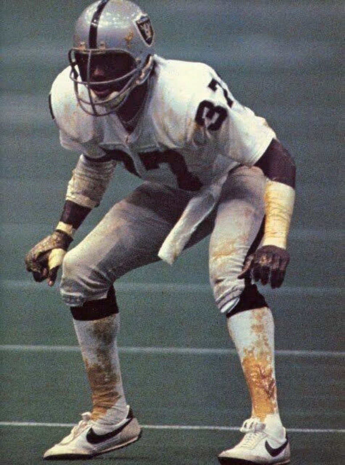 Super 70s Sports on X: The NFL finally banned Stickum in 1981 after Lester  Hayes intercepted a pass with his ass and didn't even know it.   / X