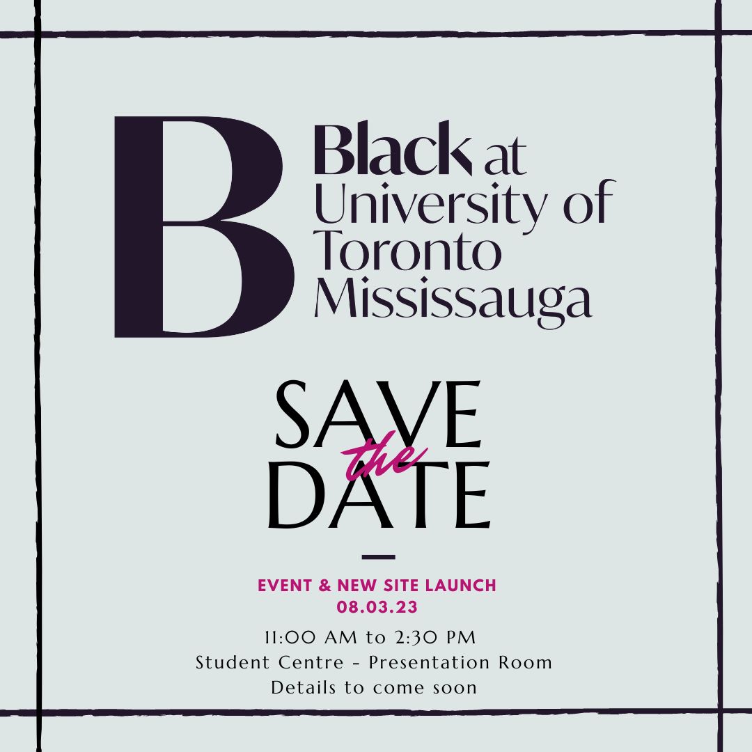 March 8 ⎹ Anti-Black Racism Dashboard Launch Join @UTM's Anti-Black Operational Group from 11:00am - 2:30pm in the Student Centre in celebration of the site launch. Engage in interactive discussion, eat, be inspired by talent, participate in activities & win some giveaways!