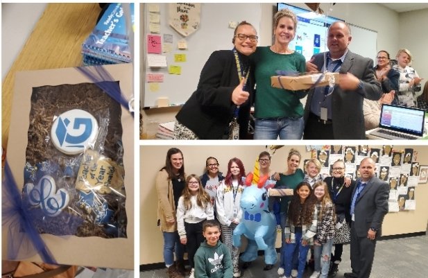 MES First Grade Teacher Lacey Ellis was named today as a FINALIST for Gilbert Teacher of the Year!  #mountainlionpride