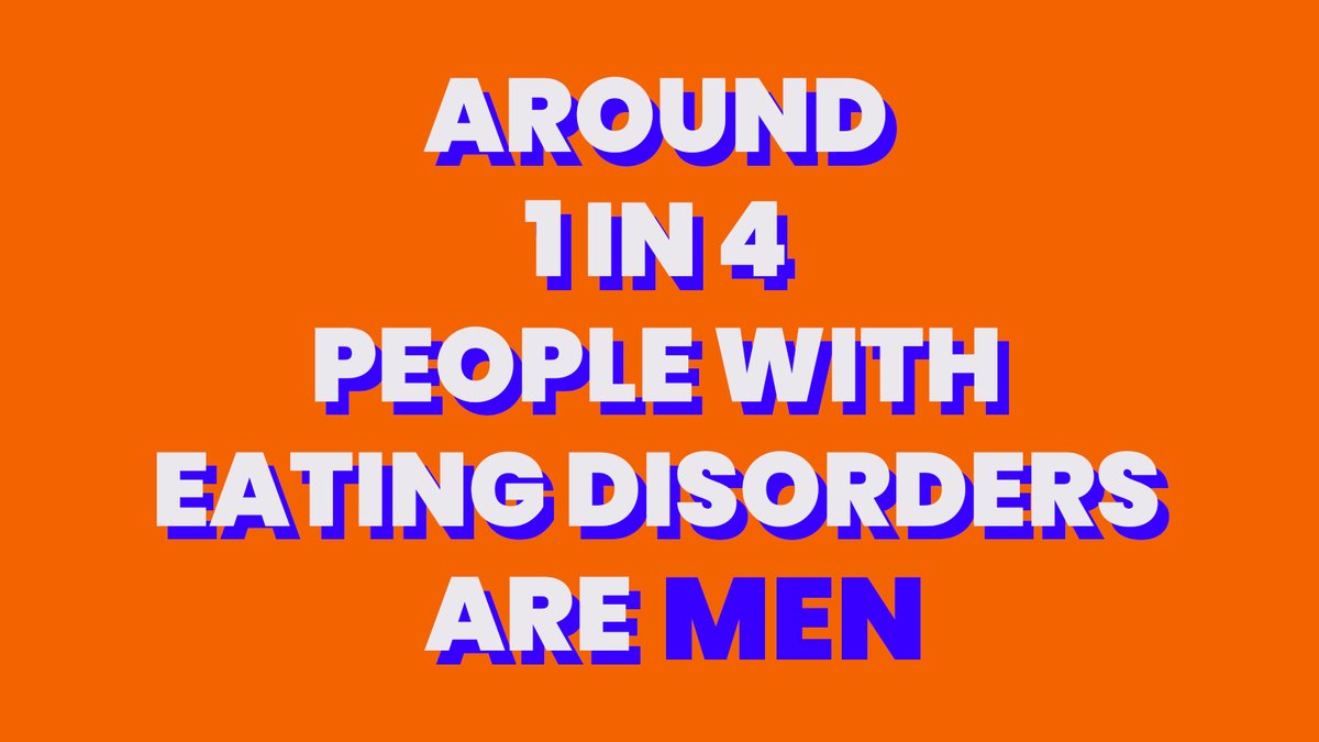 1 in 4 people with eating disorders are MEN.

💬 So tell your mates, parents and colleagues
👍 Like and share this post to help us reach more people
👨🏼‍🤝‍👨🏿  Point your loved ones to our men’s only support group (link below)
💙 #HelpMenGetHelp

bit.ly/40LBBBO