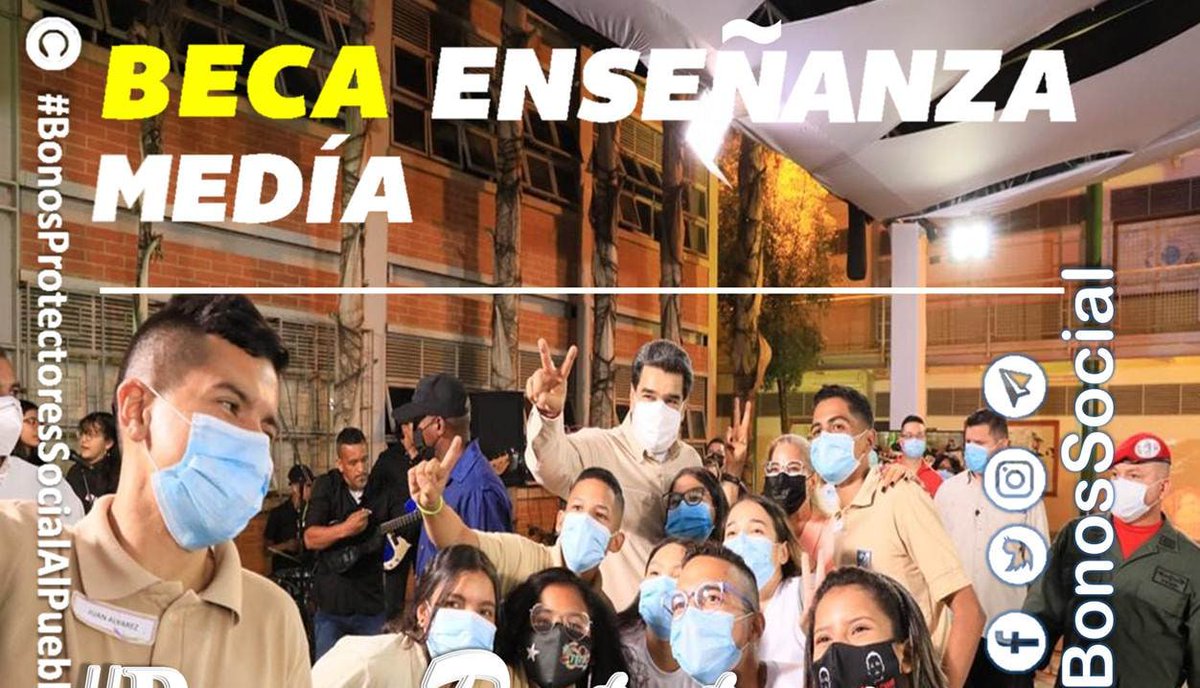 Inicia la entrega de la #BecaEnseñanzaMedia (febrero 2023) a través del Sistema Patria.

✅ Monto en Bs. 82,50
 #LasSancionesSonContraElPueblo