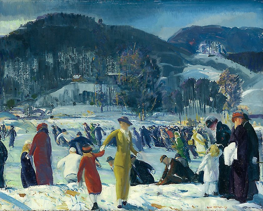 AniSWISSarts's tweet photo. George Wesley Bellows (American, 1882–1925) - Love of Winter, 1914 https://t.co/8BFQOZWR6l