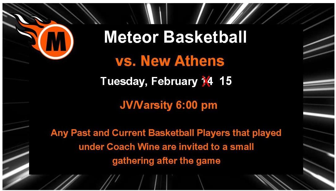 mcusd40's tweet image. Take 2!!!   Marissa/Coulterville Meteors vs. the New Athens Yellow Jackets at 6:00 pm.  JV, then Varsity.  Come out and cheer them on.  If you can&apos;t come out, you can view it on the NFHS Network at this link.

nfhsnetwork.com/events/marissa…