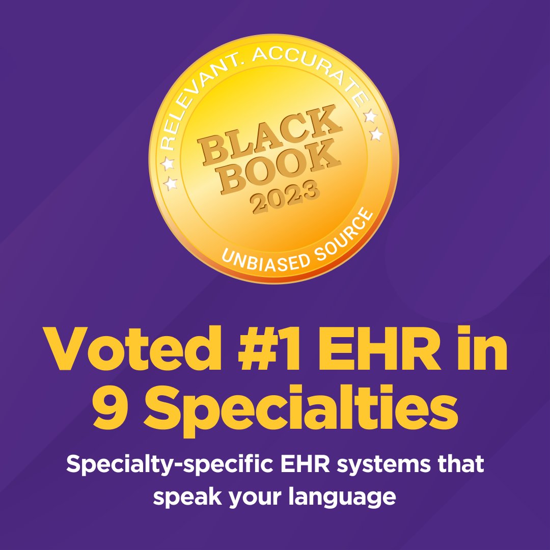 modmed's tweet image. We are thrilled to announce that #ModMed has been voted the No. 1 EHR system across nine specialties in the 2023 Black Book rankings. Thank you to @blackbookpolls, our team and our amazing clients!

Learn more --&amp;gt; bit.ly/3S22ZYo