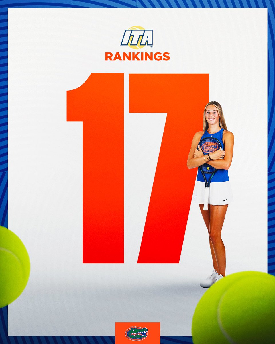 Gators Women's Tennis on Twitter "Movin’ on 🆙 in the latest ITA
