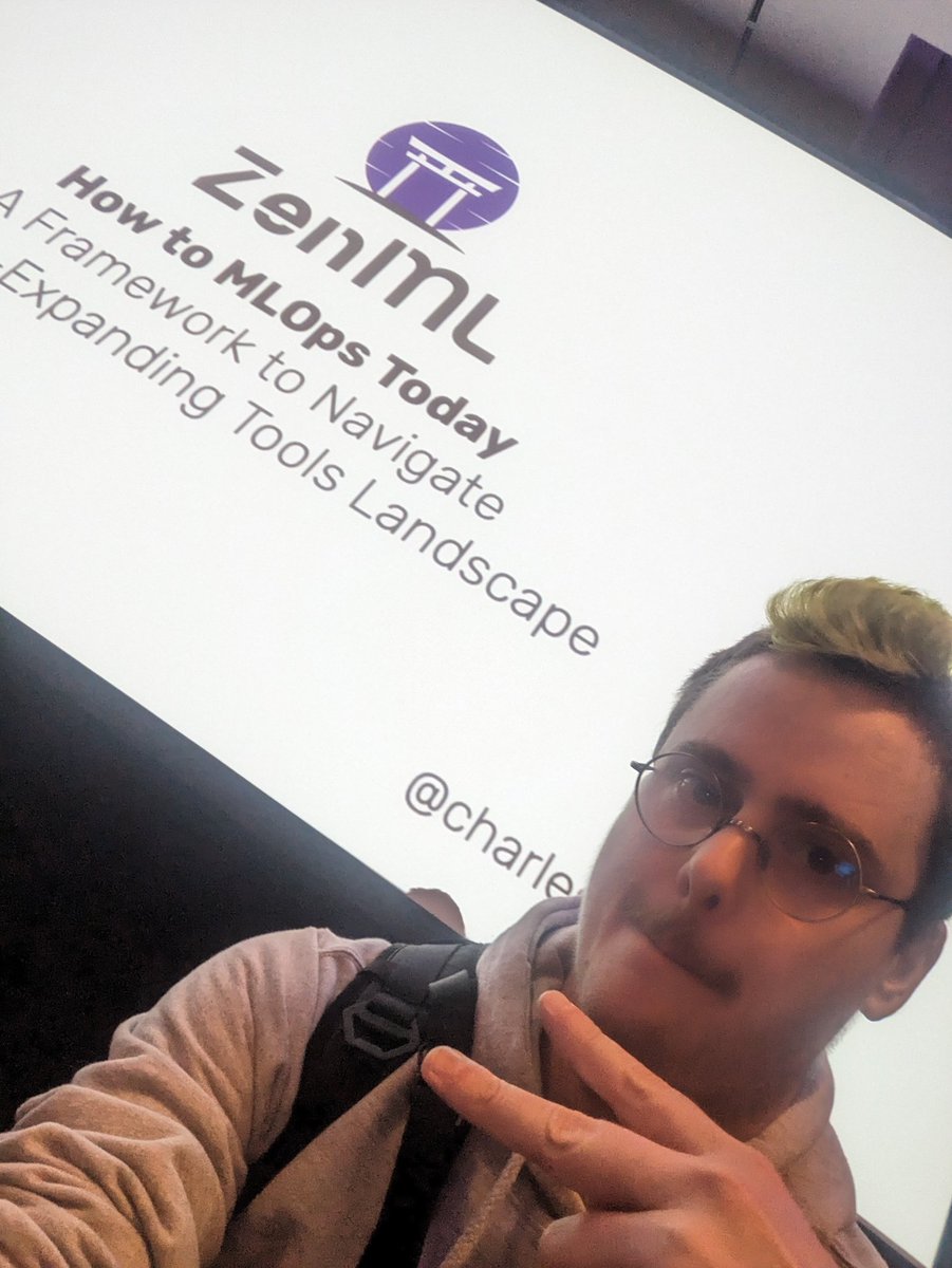 charles_irl's tweet image. cashme at #DevWeek2023
felt cute during this talk on grokking the MLOps landscape and using @zenml_io, might delete later