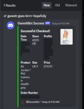 Thanks to @Koi_AIO  and <a href="/GaneshBot/">GaneshBot</a>  for greatly contributing to this success .

Also thanks to <a href="/EscapeNotify/">Escape</a>  for the fast monitors.